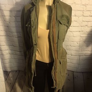 Free People Military Style Anorak Jacket, Size XS